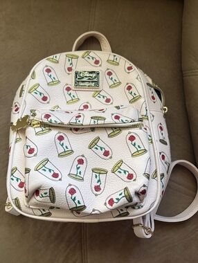Loungefly Pink Enchanted Rose Dome Mini Backpack